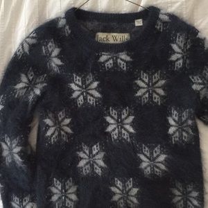 Angora snowflake sweater